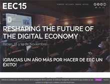 Tablet Screenshot of eec-conference.com